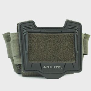 Agilite Universal Helmet Cover Rear Pouch - Ranger Green