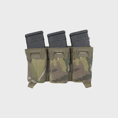 Agilite Pincer Placard Multi Caliber Triple Mag Pouch Multi Camo