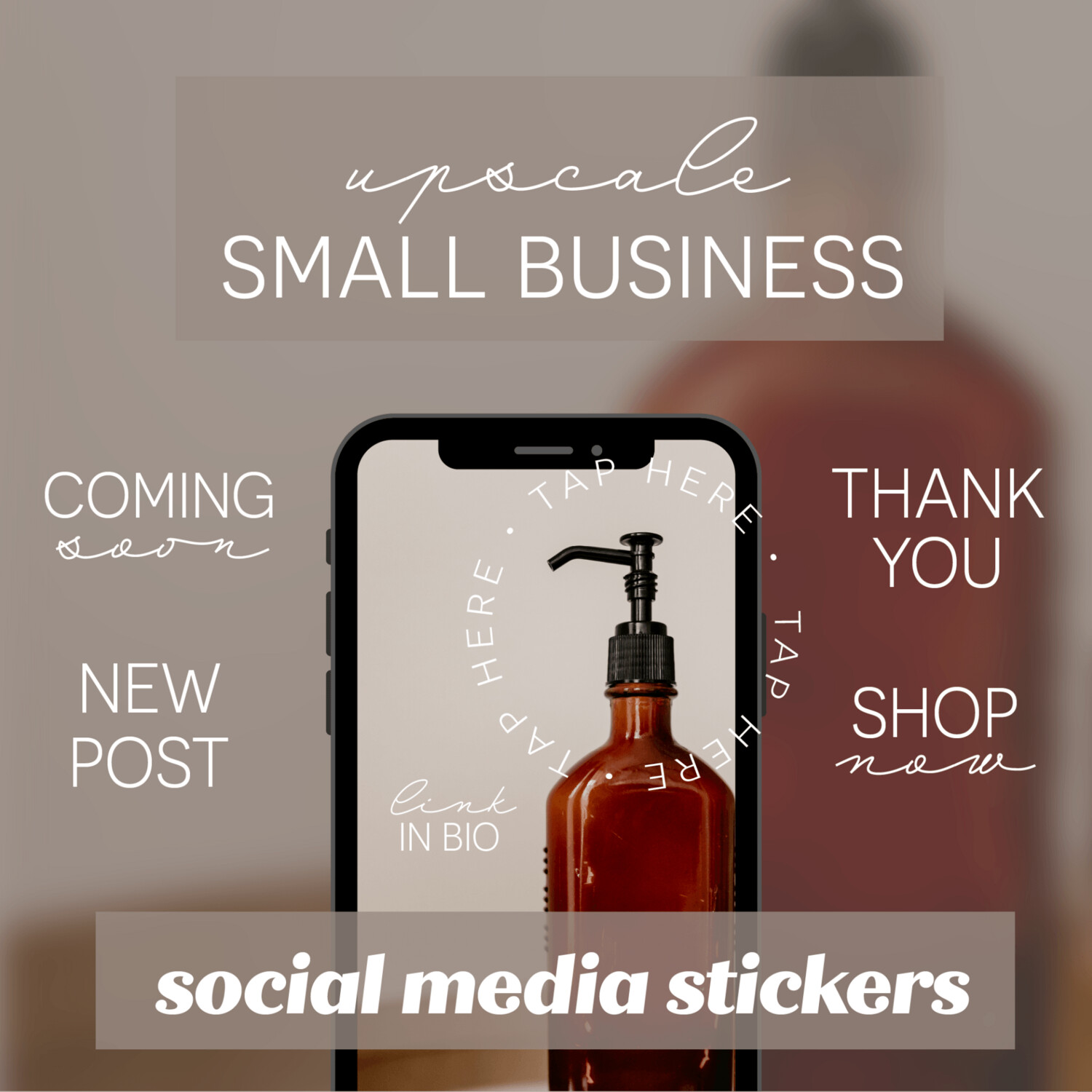 32 Story Stickers - Upscale Small Business Aesthetic