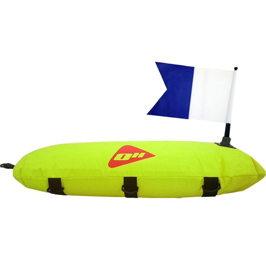 Ocean Hunter Inflatable Float with Yellow Flag