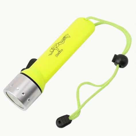 Professional Diving LED Backup Flashlight