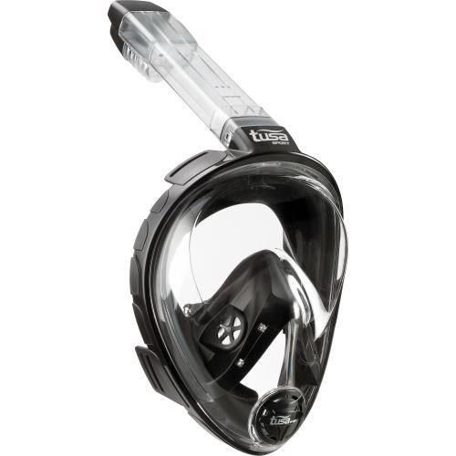 Black Series Full-Face Snorkelling Mask, General Size Guide: S/M