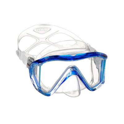 I3 Single Lens Mask, Secondary Colour: Blue, Silicon Colour: Clear