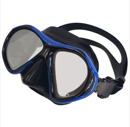 Noosa Mask, Primary Colour: Black, Secondary Colour: Blue
