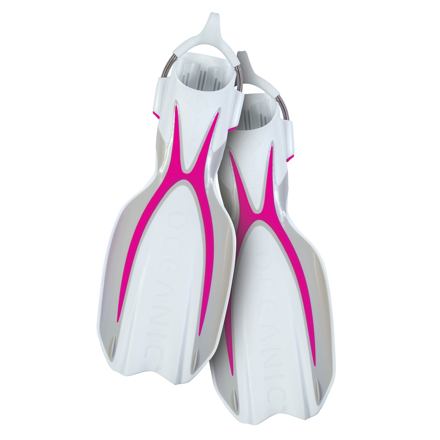 Manta Ray Fins, Primary Colour: Pink, Size Lettering: XS