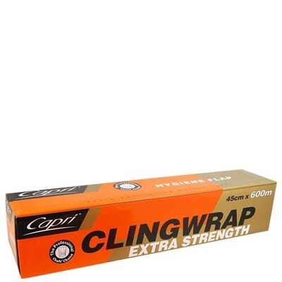 Clingwrap Extra Strength 45cmx600m Capri | E