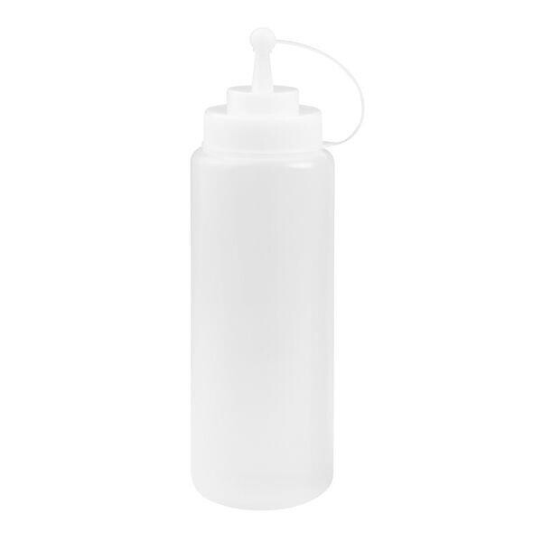 Bottle Sauce 1ltr Clear &amp; Cap (12) ctn T