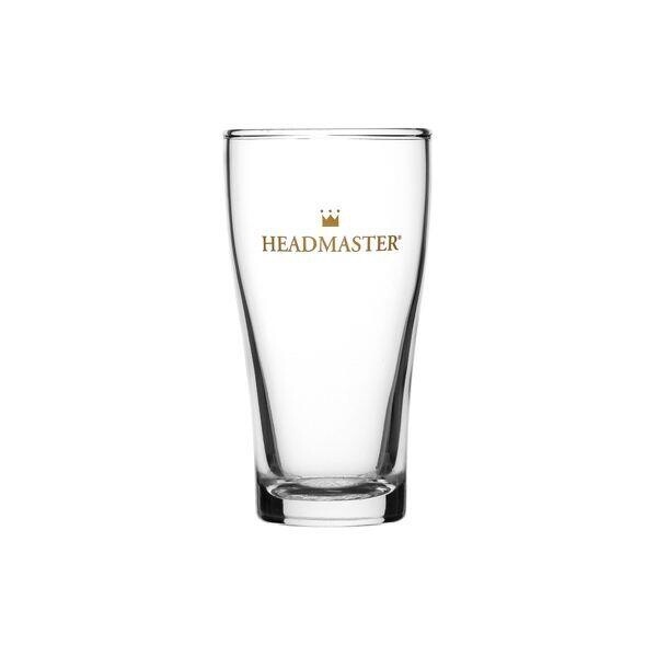 Glass Beer Crowntuff Conical Headmaster (285ml) | T / Carton (48)