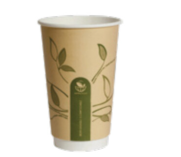 Cup Coffee Leaves DW 16oz (90mm) | E