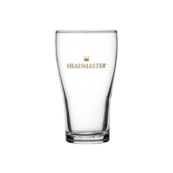 Glass Beer Conical Headmaster (425ml) | T / Carton (48)