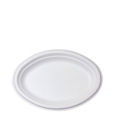 Plate Natural Fibre Oval 10x7.5&quot; (260x192mm) | E