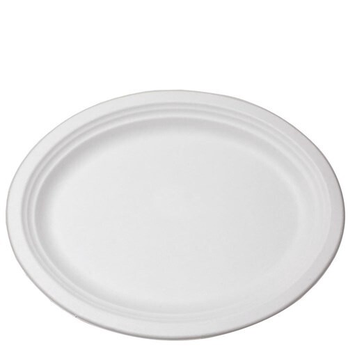 Plate Natural Fibre Oval 320x250mm | E