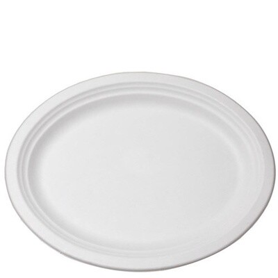Plate Natural Fibre Oval 320x250mm | E