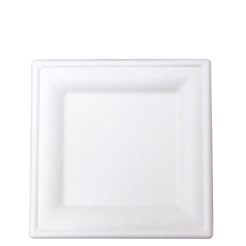 Plate Natural Fibre Square 8&quot; (200mm) | E