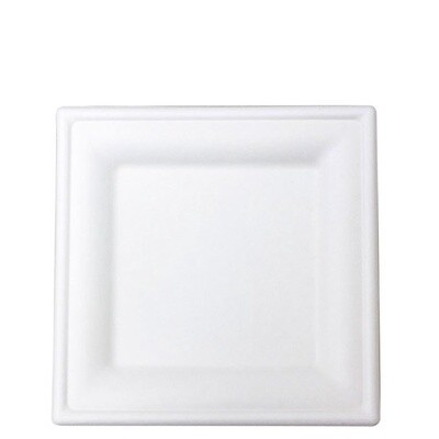 Plate Natural Fibre Square 8&quot; (200mm) | E