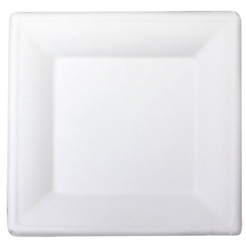 Plate Natural Fibre Square 10&quot; (260mm) | E