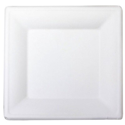 Plate Natural Fibre Square 10&quot; (260mm) | E
