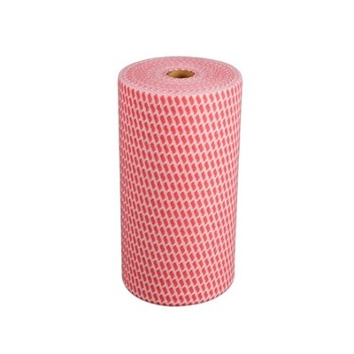 Wipe Roll 30x50cm Red | B