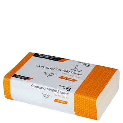 Hand Towel Compact Slimfold 190x250 | E / Carton (2,400)