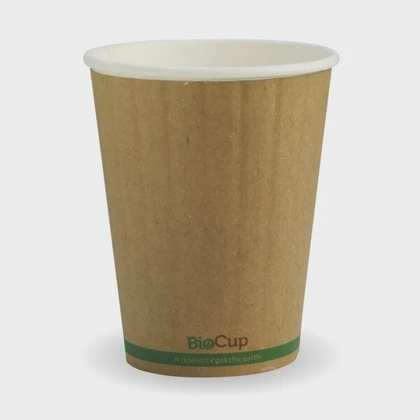 Cup Coffee Green Stripe DW 12oz (90mm) | B *SALE