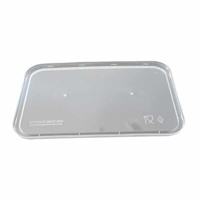 Container Rectangle Plastic Lid | P