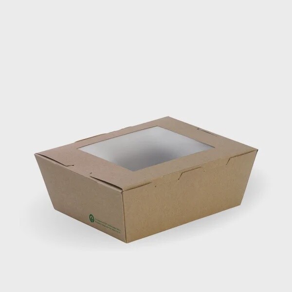 Lunch Box With Window Medium BioBoard | B