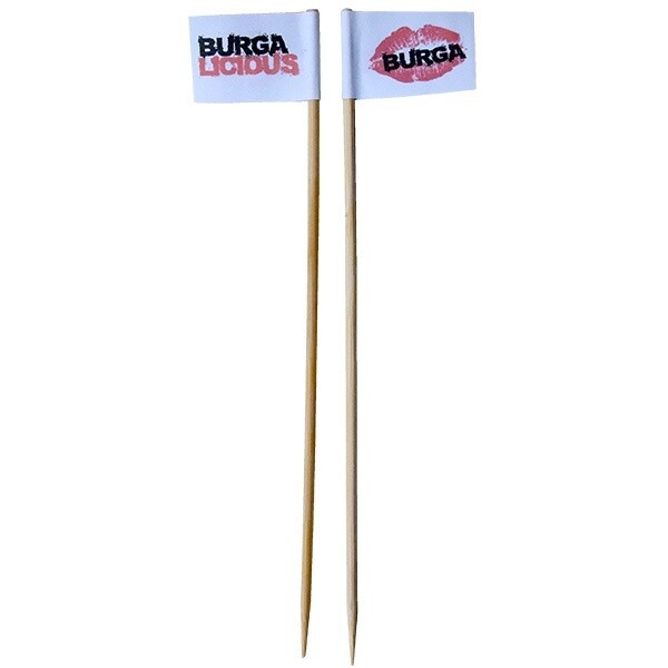 Flag Burger Picks Burgalicious 200mm | B *