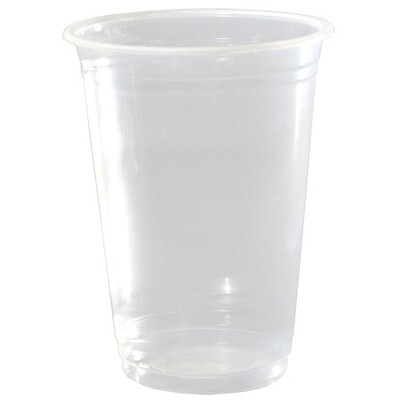 Cup Plastic Clear 12oz 350ml | E