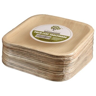 Plate Palm Leaf Square 200x200mm | B