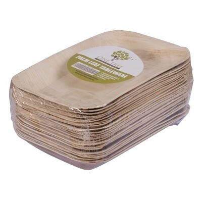Plate Palm Leaf Rectangle 240x160mm | B