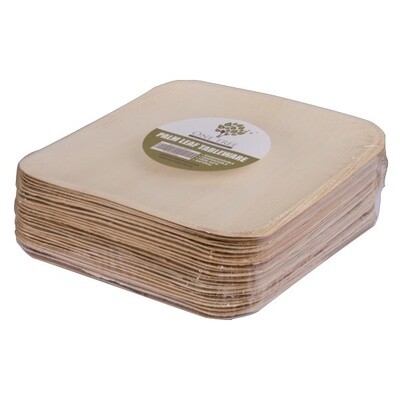 Plate Palm Leaf Square 240x240mm | B