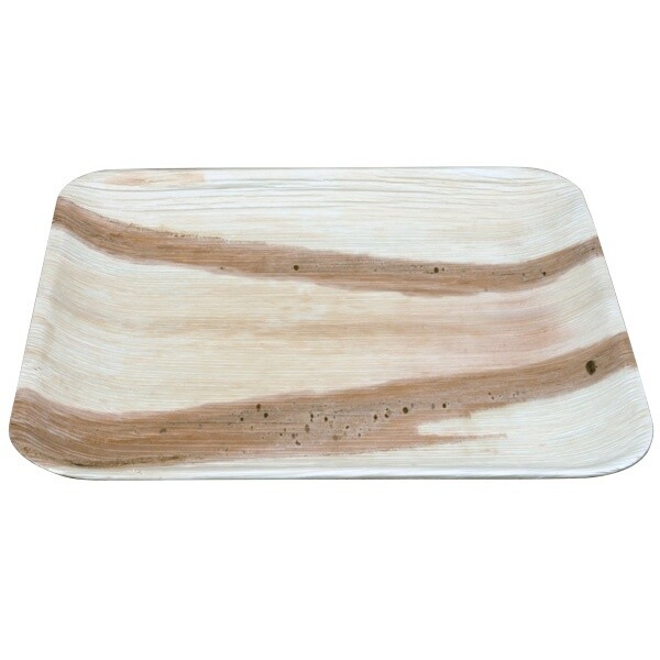 Plate Palm Leaf Square 240x240mm | B