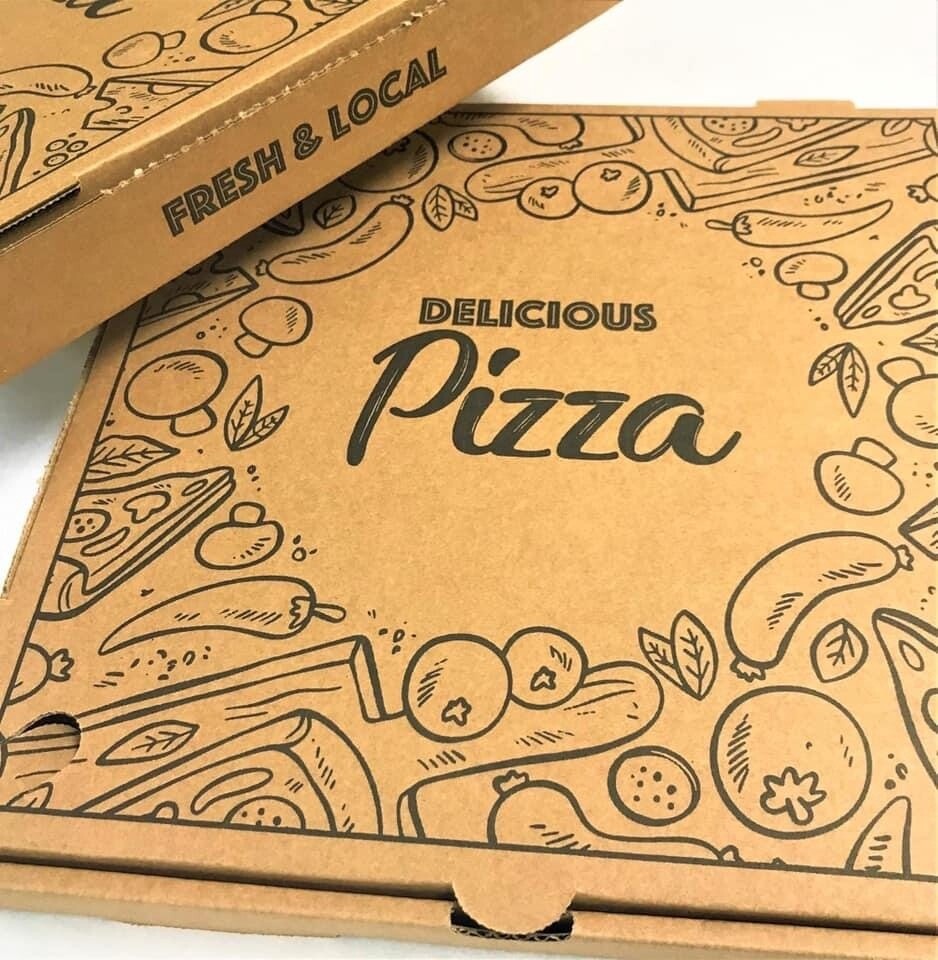 Pizza Box 13&quot; Delicious | S / Carton (75)