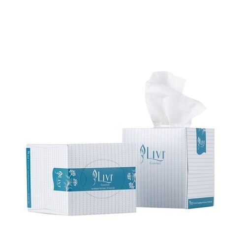 Tissues Facial 2ply 100&#39;s Essentials Cube | E / Carton (24)
