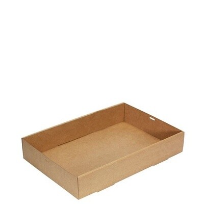 Catering Tray 4 Kraft (Large Rectangle) | E