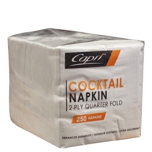 Napkin Cocktail 2ply White | E