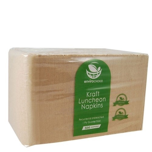 Napkin Lunch 1ply Kraft | E