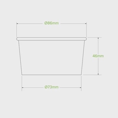 Ice Cream Cup BioCup 150ml/5oz | B