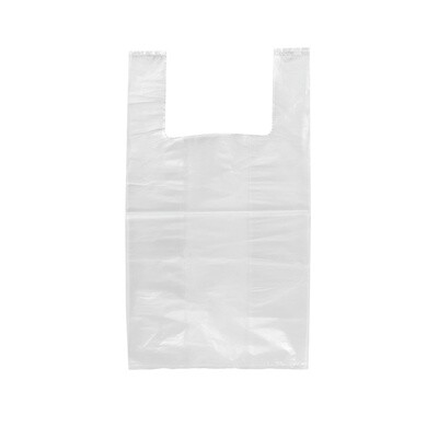 Bag Singlet Extra Large White Printed 35um | P