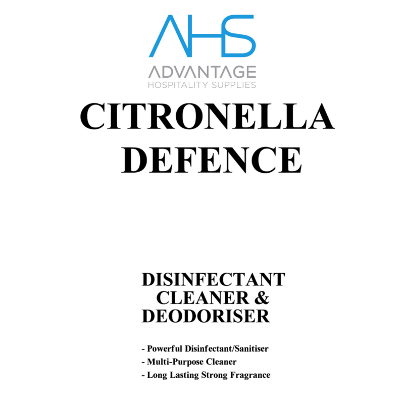 Citronella Defence Disinfectant AHS / 5 Litre