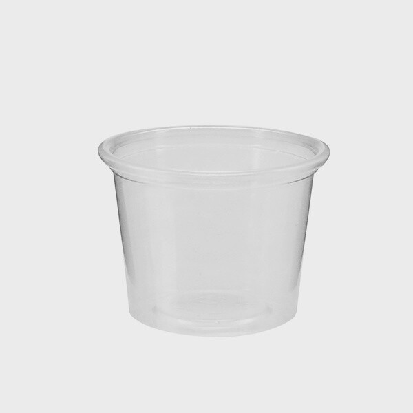 Container Round Plastic 1oz | R