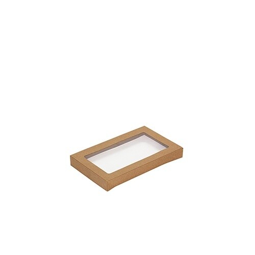 Catering Tray 1 (Small Rectangle) Lid with Window | E