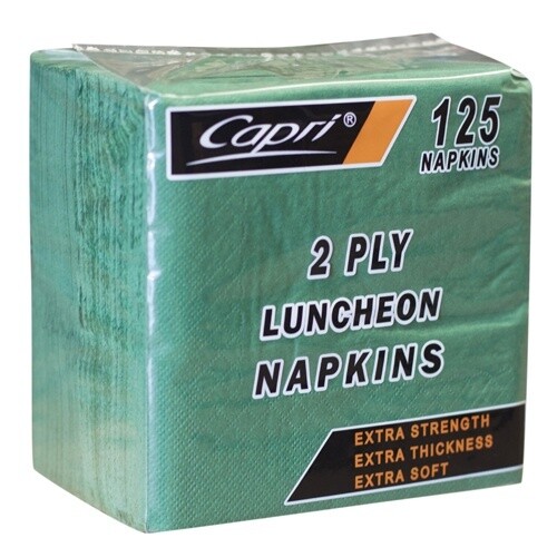 Napkin Lunch 2ply Dark Green | E *