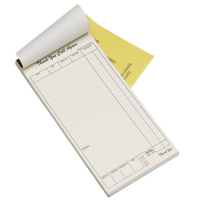 Docket Book Duplicate Restaurant (DB002) Carbonless | B