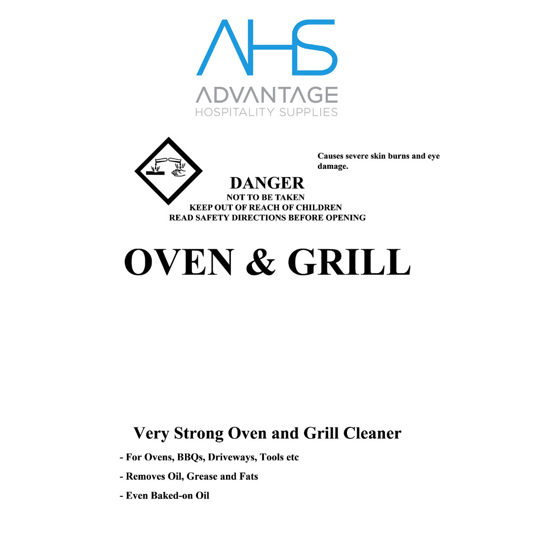 Label Oven & Grill Cleaner 750ml | AHS