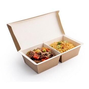 Container Dual Compartment NeverLeak 1,000ml | E