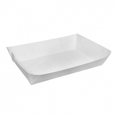 Tray Takeaway White Medium (195x120x45) | M / Carton (200)
