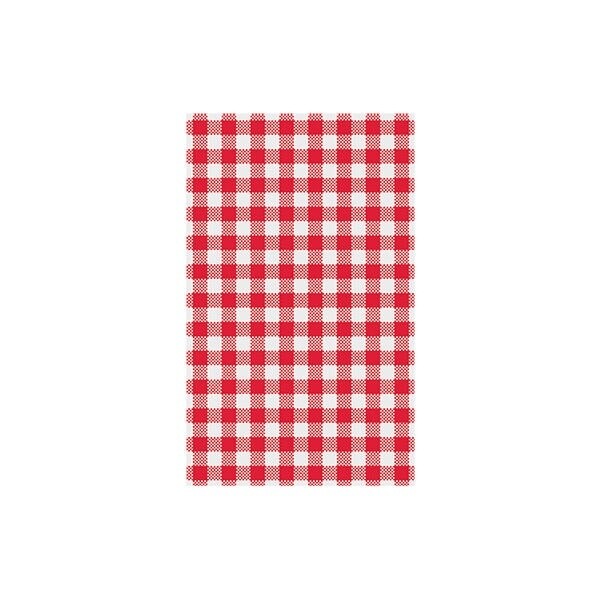 Paper Greaseproof Gingham Red (190x310mm) | T / Sleeve (200)