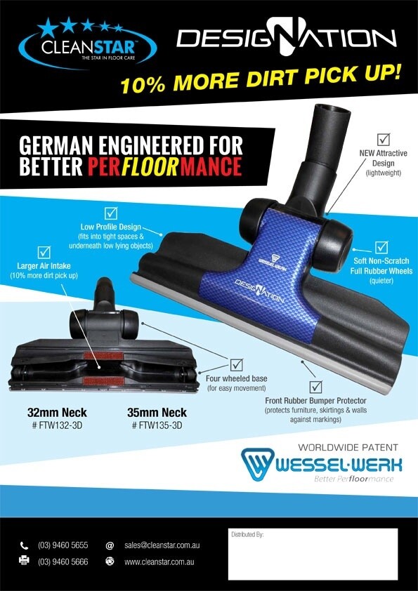 Vacuum Floor Tool Wessel Designation Tool 35mm | C