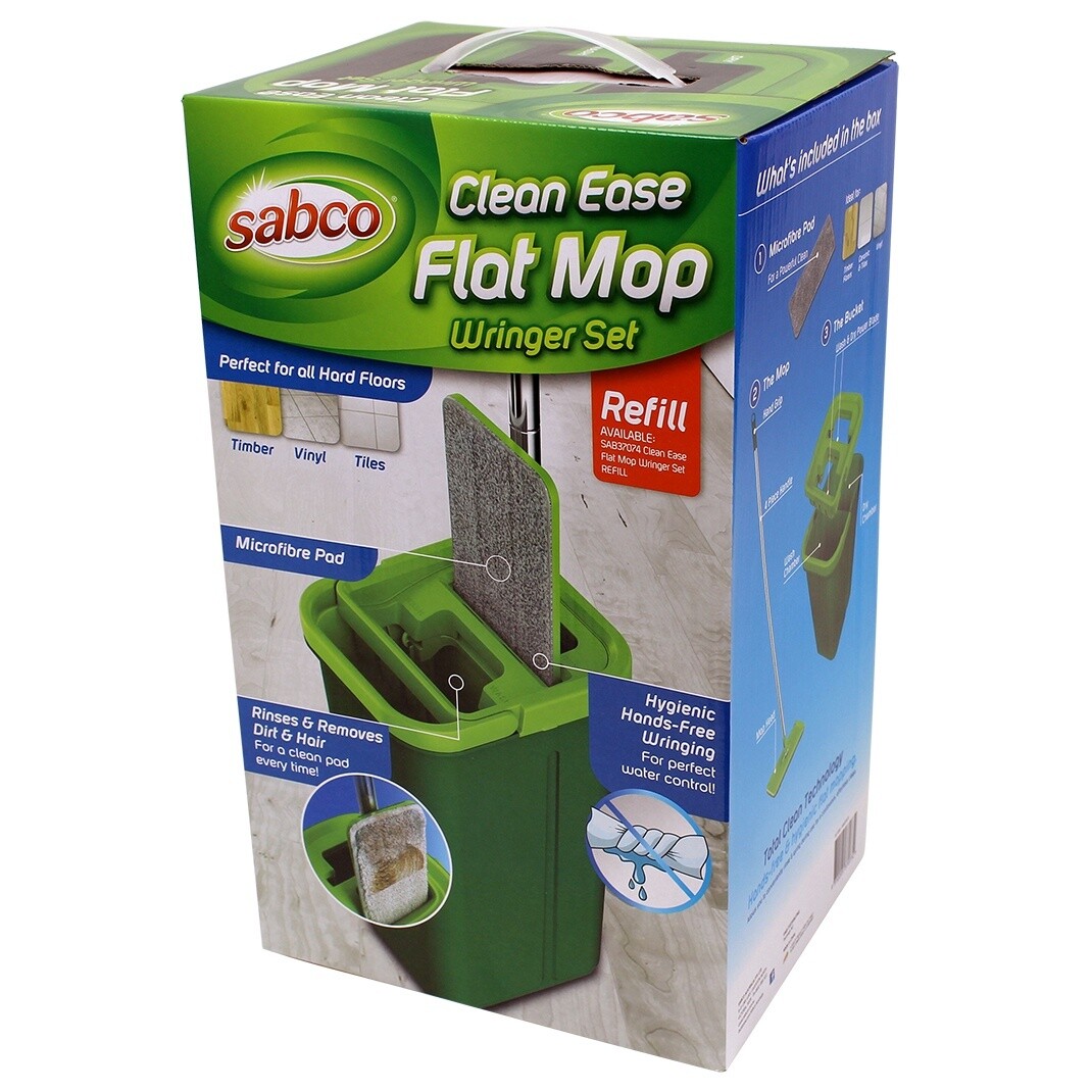 Mop Clean Ease Flat Mop Wringer Set | S